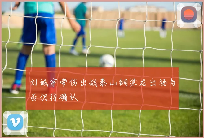 刘诚宇带伤出战泰山铜梁龙出场与否仍待确认